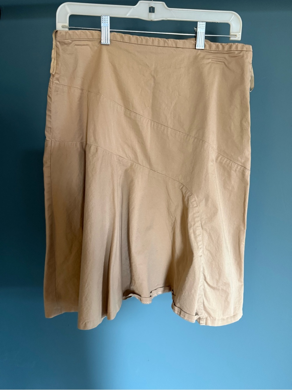 GAP Beige A-Line Midi Skirt